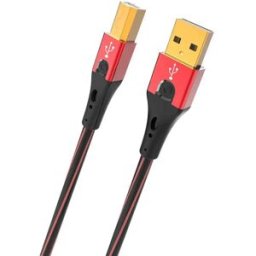Oehlbach Câble Usb-b Evolution 3 M Black / Red One Size unisex