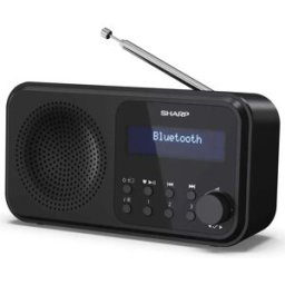 Sharp Radio Dr-p420 Dab/fm Black One Size unisex