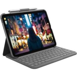 Logitech Étui Clavier Pour Tablette Slim Folio Ipad 10.9´´ German Qwertz Grey One Size unisex