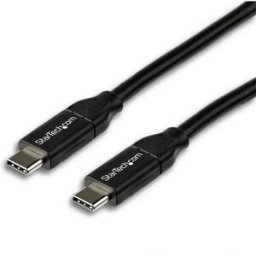 Startech Câble Usb-c Avec Pd Usb 2.0 6 Pieds 2m 5a Black One Size unisex
