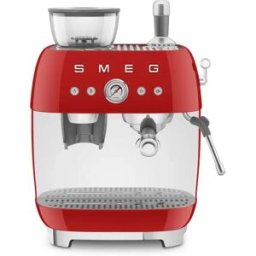 SMEG Machine À Café Espresso Avec Broyeur 50s Style Red One Size unisex