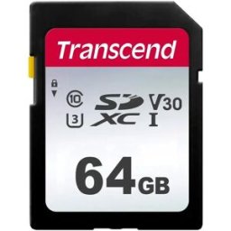 Transcend Carte Mémoire 300s Sd Class 10 64gb Black One Size unisex