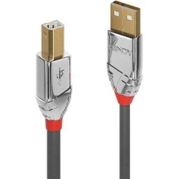 Lindy Câble Usb-b Usb 2.0 5 M Black / Grey One Size unisex