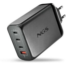 Ngs Chargeur Mural Avec 1 Port Usb-a Et 3 Ports Usb-c 240w Black One Size unisex