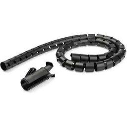 Startech Manchon De Gestion Des Câbles En Spirale 2.5 M Black One Size unisex