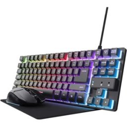 Trust Clavier Et Souris Gaming Gxt794 Black One Size unisex