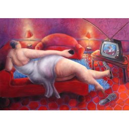 La jeune femme à la télécommande - Sexy housewife