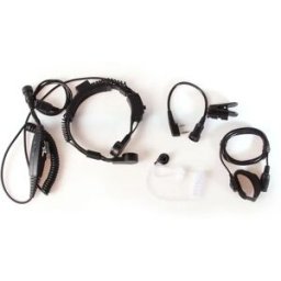 Airsoft Micro-larynx Tactique Motorola Talkabout Avec Câble Ptt Black One Size unisex