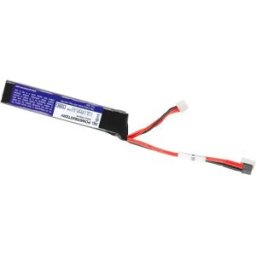 Pirate Arms Batterie Lipo 11.1v 1100mah 20c Stock Tube Type Mini T-plug Black One Size unisex