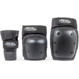 Rekd Protection Ensemble De Protection Heavy Duty Triple Pad Black XS Homme,Femme