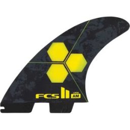 Fcs Dérive Ii Am Pc L Tri-quad Fins Yellow One Size unisex