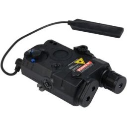 Element Airsoft Lampe De Poche Tactique Ampeq With Red Laser And Flashlight Black 175 Lumens unisex