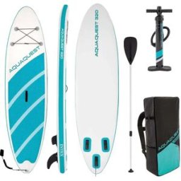 Intex Ensemble De Paddle Surf Gonflable Aqua Quest 320 White / Turquoise 320 cm unisex
