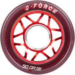 Chaya Roues De Skateboard G-force Alloy 90a 4 Unités Purple / Red 59 x 38 mm unisex