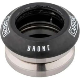 Drone Casque Avec Micro Carbon Fibre Black One Size unisex