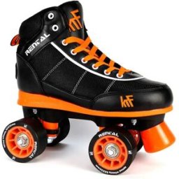 Krf Patins à Roulettes F Roller Rental Sr Black / Orange EU 37 Homme,Femme