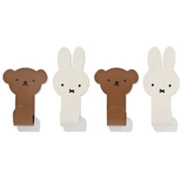 HEMA Crochets Adhésifs Miffy 10.4x4.8cm - 4 Pièces