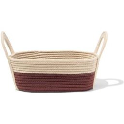 HEMA Panier 34x13 Cm Corde Beige