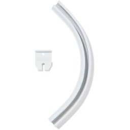 HEMA Connecteur De Rail Avec Coude Blanc (blanc)