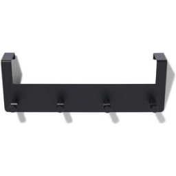 HEMA Crochet Porte 32cm Inox Noir (noir)