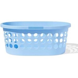 HEMA Panier À Linge 30L 58,2x39x25cm Bleu Clair