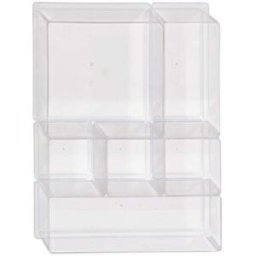 HEMA Organiseur De Tiroir 30x22.5x5.5 Avec 6 Éléments (Transparant)