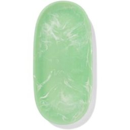 HEMA Plateau De Salle De Bain 25x12 Cm Époxy Aspect Marbre Vert (vert)