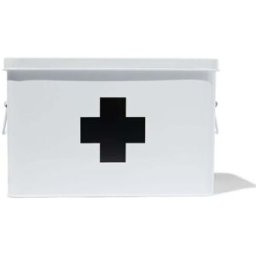HEMA Boîte À Pharmacie 32x20x19.5 Blanche (White)