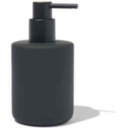 HEMA Distributeur De Savon Ø8x15 Mat Noir (noir)