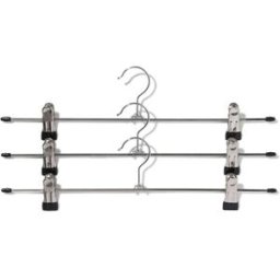HEMA 3 Cintres Pour Pantalon En Métal (noir)