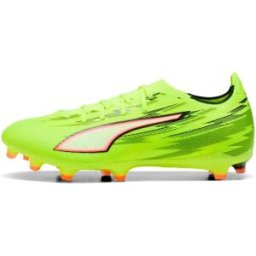 Puma Chaussures De Football Ultra 6 Match Fg/ag Yellow Alert / PUMA Black / PUMA Silver / Glowing Red EU 39 Homme