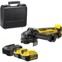 Stanley SFMCG700M2K-QW FatMax V20 Meuleuse d'angle 125mm (18V/2x4,0Ah)