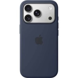 Apple Silicone Case iPhone 17 Pro minuit compatible avec MagSafe MGFH4ZM/A