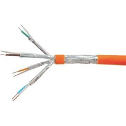 Equip Câble Cat 7 S/ftp Sans Halogène En Spirale 100 M Orange One Size unisex