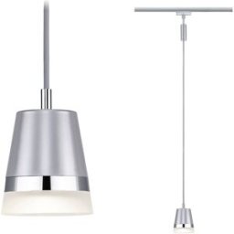 Paulmann Cone Luminaire sur rail haute tension, Luminaire à suspendre URail GU10 chrome (mat)