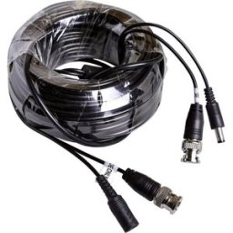 m-e modern-electronics 55323 caméra, vidéo, alimentation Câble de liaison 30.00 m noir