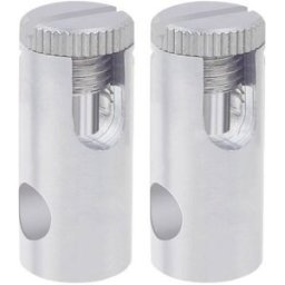 Paulmann 97283 Elément pour système déclairage sur câble basse tension Alimentation électrique jeu de 2 chrome (mat)