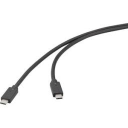 Renkforce Câble USB USB 3.2 Gen2x2 20 GBit/s USB-C® mâle, USB-C® mâle 2.00 m noir 4K UHD RF-6830470
