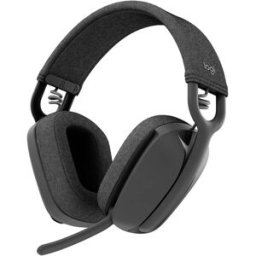 Logitech ZONE VIBE 100 Micro-casque supra-auriculaire Bluetooth Stereo graphite Suppression du bruit du microphone, Noise Cancelling volume réglable, mise en