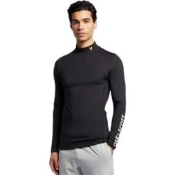 Lyle & Scott Sous-vêtement à Manches Longues Jet Black S Homme