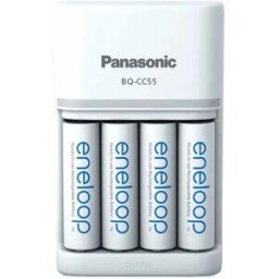 Eneloop Chargeur De Batterie Bq-cc55/+4aa White One Size unisex