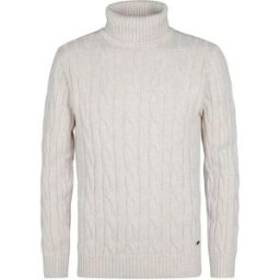 Petrol Industries Pull à Col Roulé M-3050-kwc251 Raw Sand M Homme