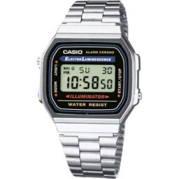 Montre-bracelet numérique Casio A168WA-1YES argent
