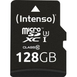 Intenso Professional Carte microSDXC 128 GB Class 10, UHS-I avec adaptateur SD