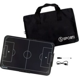 Sporti France Kit D´entraîneur Lcd Tablet 21´´ Black One Size unisex