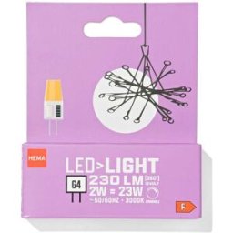 HEMA Led Licht Clear G4 2W 230lm Dim