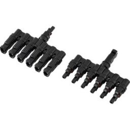 Kit de connecteurs de dérivation PV 6x TC-13805808 noir TRU COMPONENTS Contenu: 2 pc(s)