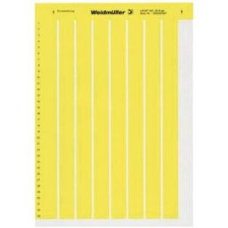 Weidmüller 1686380001-1 LM MT300 20X8 SI Etiquette de câble LaserMark 8 x 20.3 mm Couleur de la surface de marquage: argent Nombre détiquettes: 264