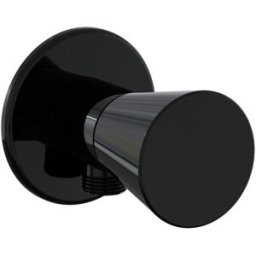 Kit d'installation VitrA Liquid A4275939, vanne d'angle, 1 sortie G 3/8, noir brillant