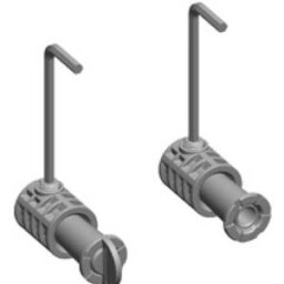 Kit de fixation pour abattant de WC VitrA 316555YP1TE (pièces détachées)